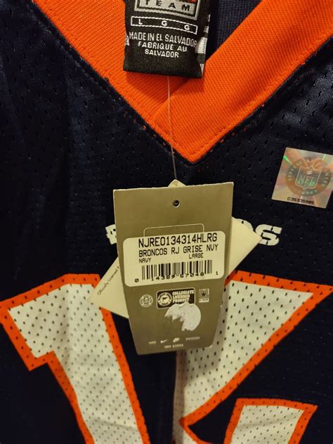 Vintage Denver Broncos Nike Football Jersey Brian Griese Size Large