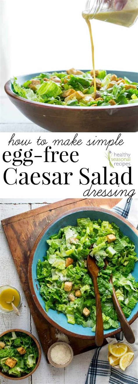 Caesar Salad Dressing No Egg Peanut Butter Recipe