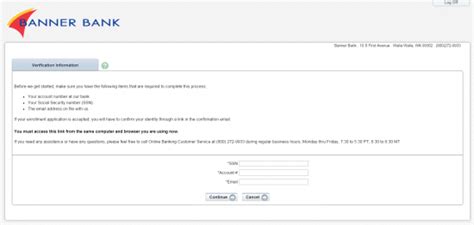 Banner Bank Online Banking