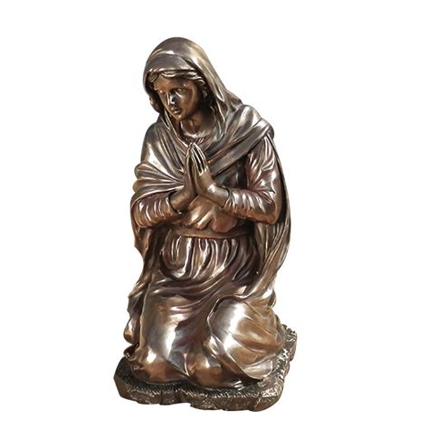 Mother Mary in Prayer Christian Statue