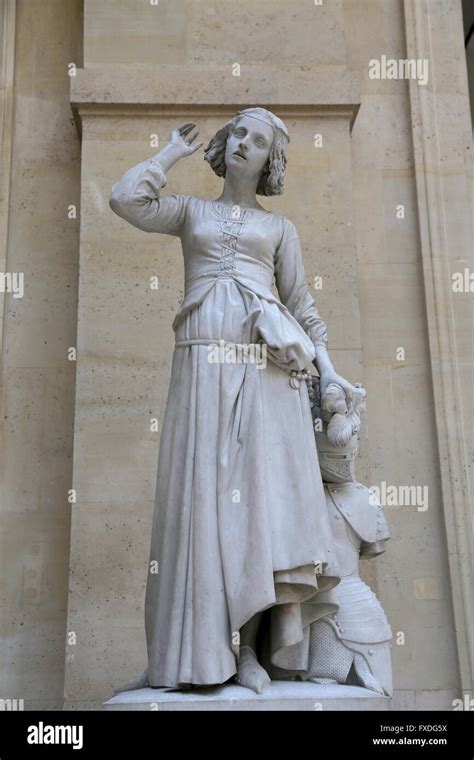 Joan Of Arc 1412 1431 Listening To Her Voices Marble 1852 By Francois Rude 1784 1855