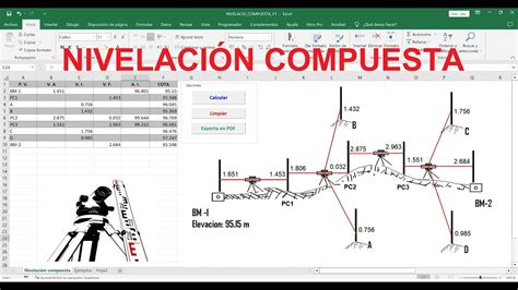 Nivelacion Geom Trica Compuesta Youtube