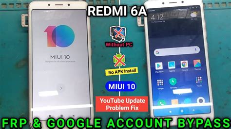 Redmi 6a Frp Bypass Redmi 6a Frp Unlock Sp Tool Mi 6a Frp Umt Mi