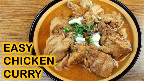 Chicken Curry For Bachelors Simple Chicken Curry For Beginners Chicken Gravy Youtube