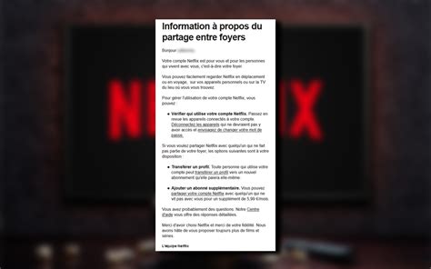 Netflix Notre Trange Exp Rience Avec La Fin Du Partage De Compte