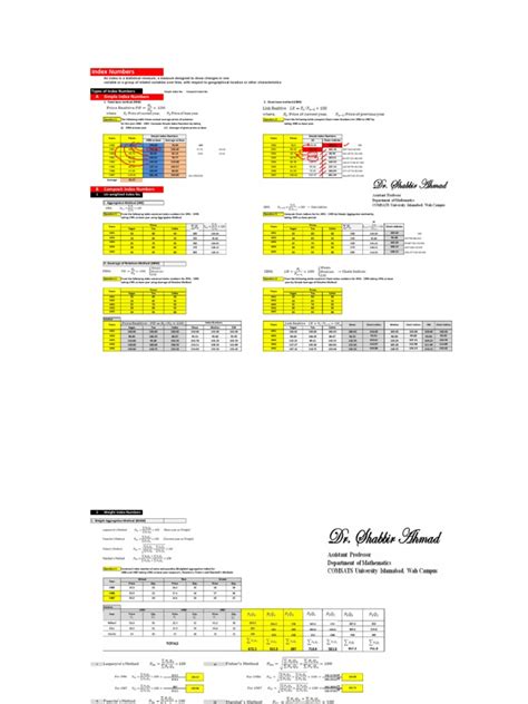 Index Numbers | PDF | Index (Economics) | Stock Market Index