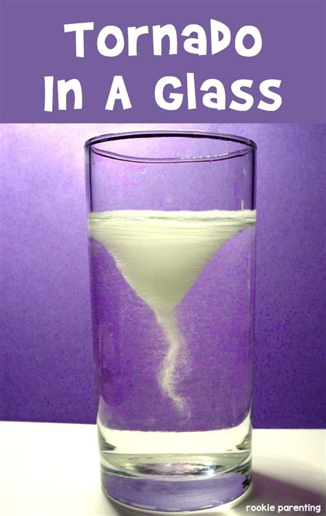 Making Tornado In A Glass | Science experiments kids, Easy science ...