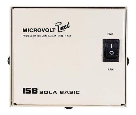 Regulador Marca Isb Sola Basic Microvolt Dn Meses Sin Intereses