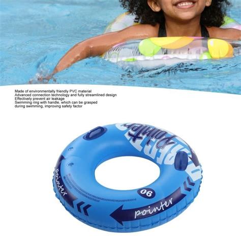 VIE Anneau de natation gonflable Tube de natation à double valve en PVC