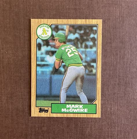 Mark Mcgwire Topps Rc Rookie G Ebay