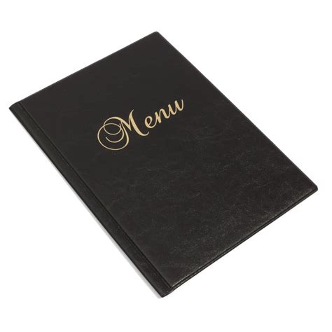 Brown Leather Menu Folder Packaging Type Poly Bag Size A At