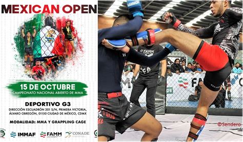 Sábado de Artes Marciales Mixtas en Campeonato Nacional Abierto de MMA