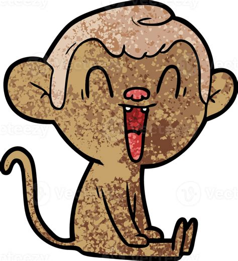 Cartoon Laughing Monkey 42325504 Png