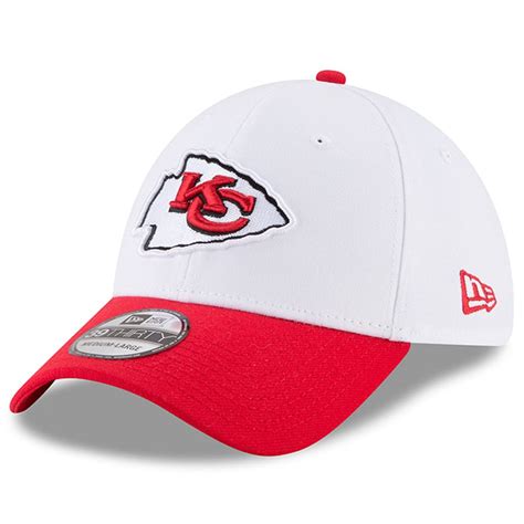 Men's New Era White/Red Kansas City Chiefs Two-Tone 39THIRTY Flex Hat