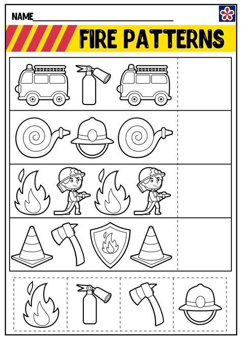 Free Firefighter Worksheets | TeachersMag.com