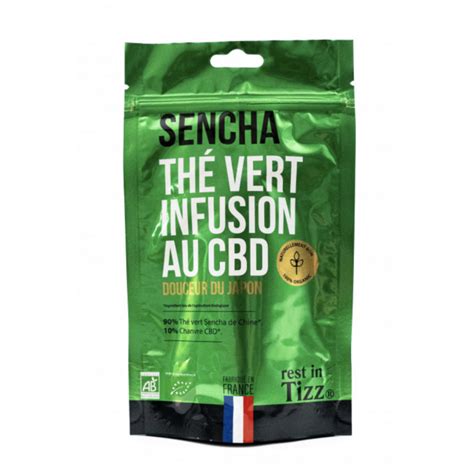 Th Vert Sencha Bio Infusion Au Cbd Natur Herbes