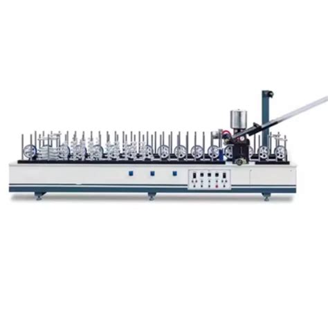 High Speed Multifunctional EVA Hot Glue Wrapping Machine Wood Working PVC Laminating Profile