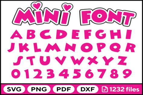 Mouse Font Svg Png Pdf Dxf Alphabet Etsy Australia