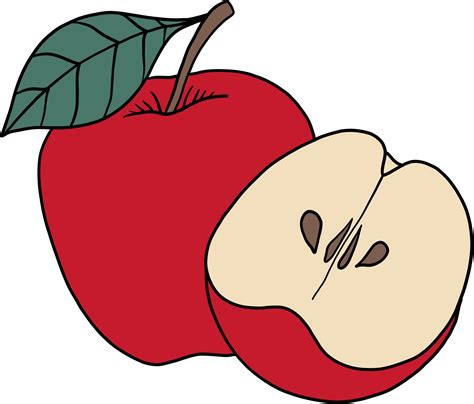 Doodle Freehand Sketch Drawing Of Apple Fruit 11153267 Png