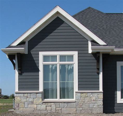 stone and siding color inspiration | Fachadas de casas, Casas ...