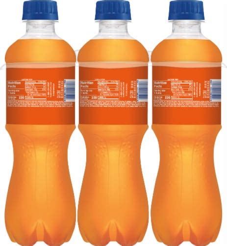 Sunkist Orange Soda 6 Bottles 16 Fl Oz King Soopers