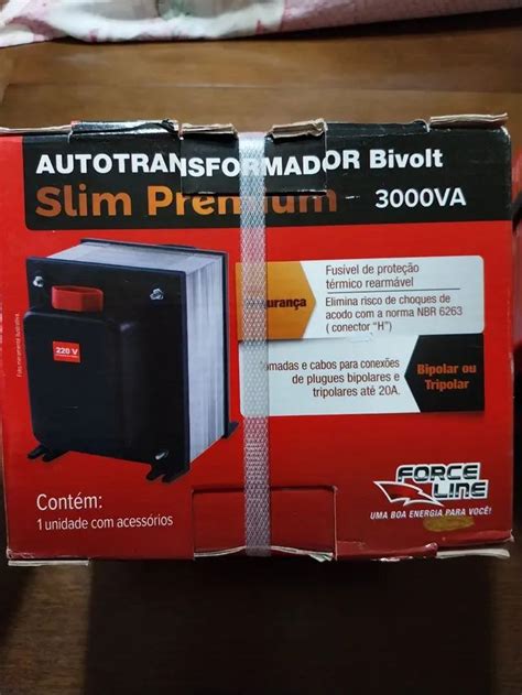 Autotransformador Va Bivolt Slim Premium Force Line Utilidades