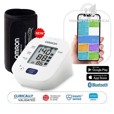 New Omron HEM 7142T1 Digital Bluetooth Blood Pressure Monitor Health