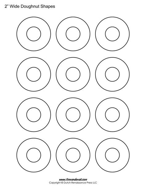 Printable Donut Templates Artofit