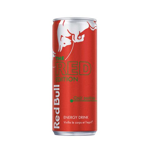 Boisson énergisante Goût Pastèque RED BULL la cannette de 25cL à Prix