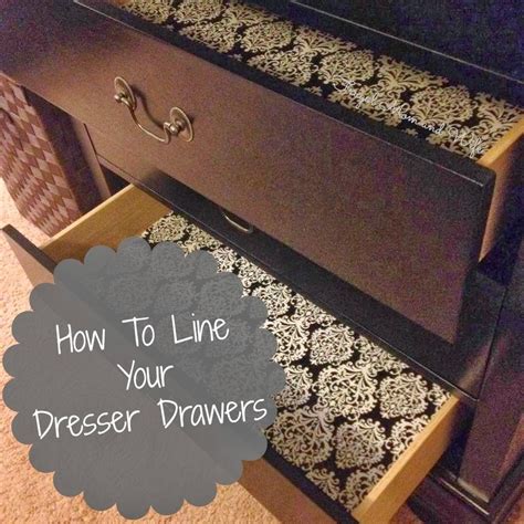 Frugal Mom And Wife How To Line Your Dresser Drawers With Wrapping