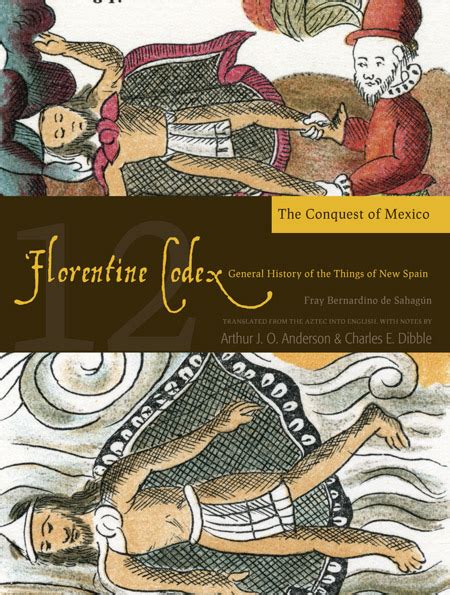 Florentine Codex Book 12 The University Of Utah Press