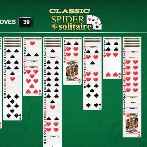 CLASSIC SPIDER SOLITAIRE - Speel CLASSIC SPIDER SOLITAIRE op Humoq
