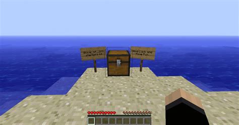 Desert Island Minecraft Map