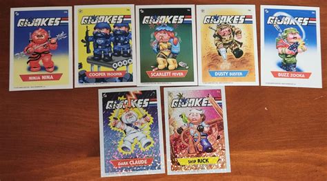 Single Pack Gi Jokes 3rd Series Like Garbage Pail Kids Gpk Gi Joe