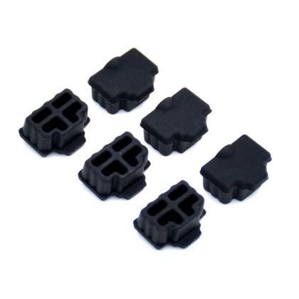 Capuchon bouchon anti poussière pour embase RJ45 femelle Set x10