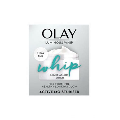 Olay Luminous Whip Active Moisturiser Light As Air 15ml For Healthy