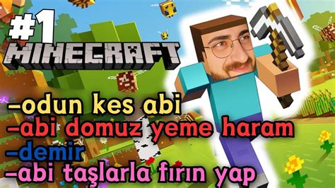 CHAT MAL A ANLATIR GİBİ OYUNU ANLATIYOR Minecraft Öğreniyoruz 1 Bölüm