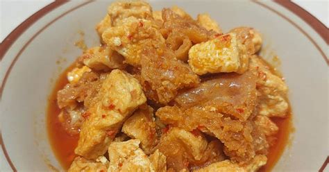 Resep Krecek Tahu Kerupuk Kulit Bumbu Kuning Simple Oleh Asri Amelia