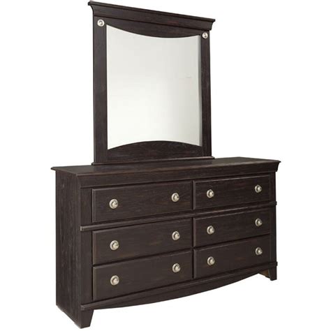 Cambridge Piedmont 5 Piece Bedroom Suite Full Bed Dresser Mirror