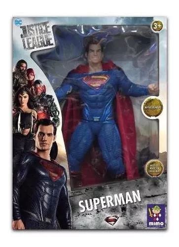 Mu Eco Superman Premium Gigante Cm Articulado Original Env O Gratis