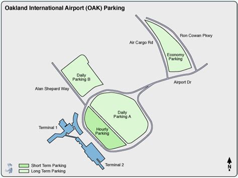 Oakland Airport Parking Map - Hiking In Map