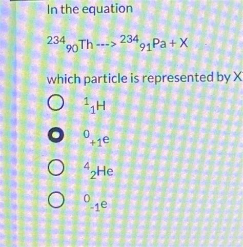 Solved Given The Nuclear Reaction Th Chegg