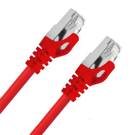 Buy The Cruxtec 5m Cat7 Ethernet Cable Red Color 10gb Sftp Triple Rs7 050 Rd