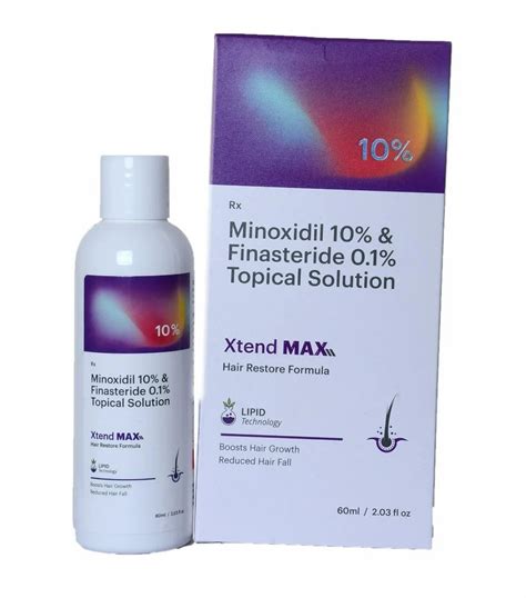 Minoxidil 10 With Finasteride Topical Solution For Hair Treatment At