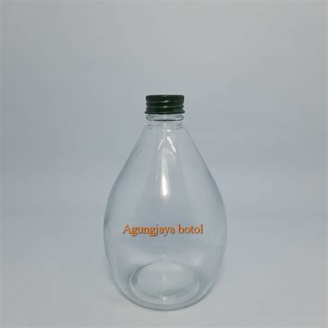 Jual Botol Kaca Food 500 Ml Lampur Clear Original Botol Kaca Lampu