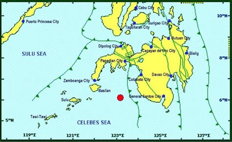 Deep quake hits Moro Gulf