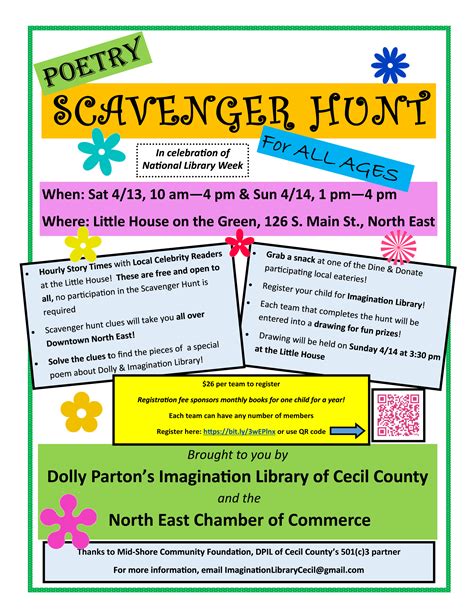 Poetry Scavenger Hunt On Main Street North East Chamber Of Commerce