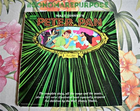 Walt Disney S Story And Songs From Peter Pan Vinyl Record Lp St