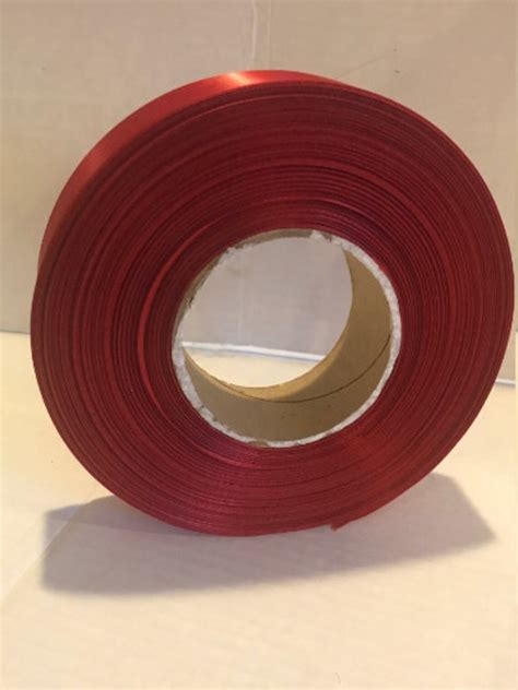 Huge Bulk Red Satin Ribbon 50 yards Satin ribbon double 1.5 | Etsy