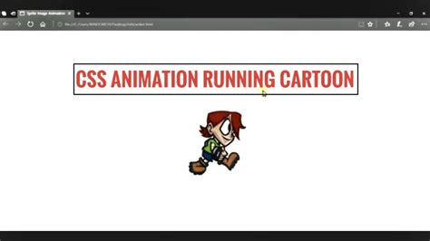 How To Make Css Sprite Sheet Animation Css Animation Effects Youtube